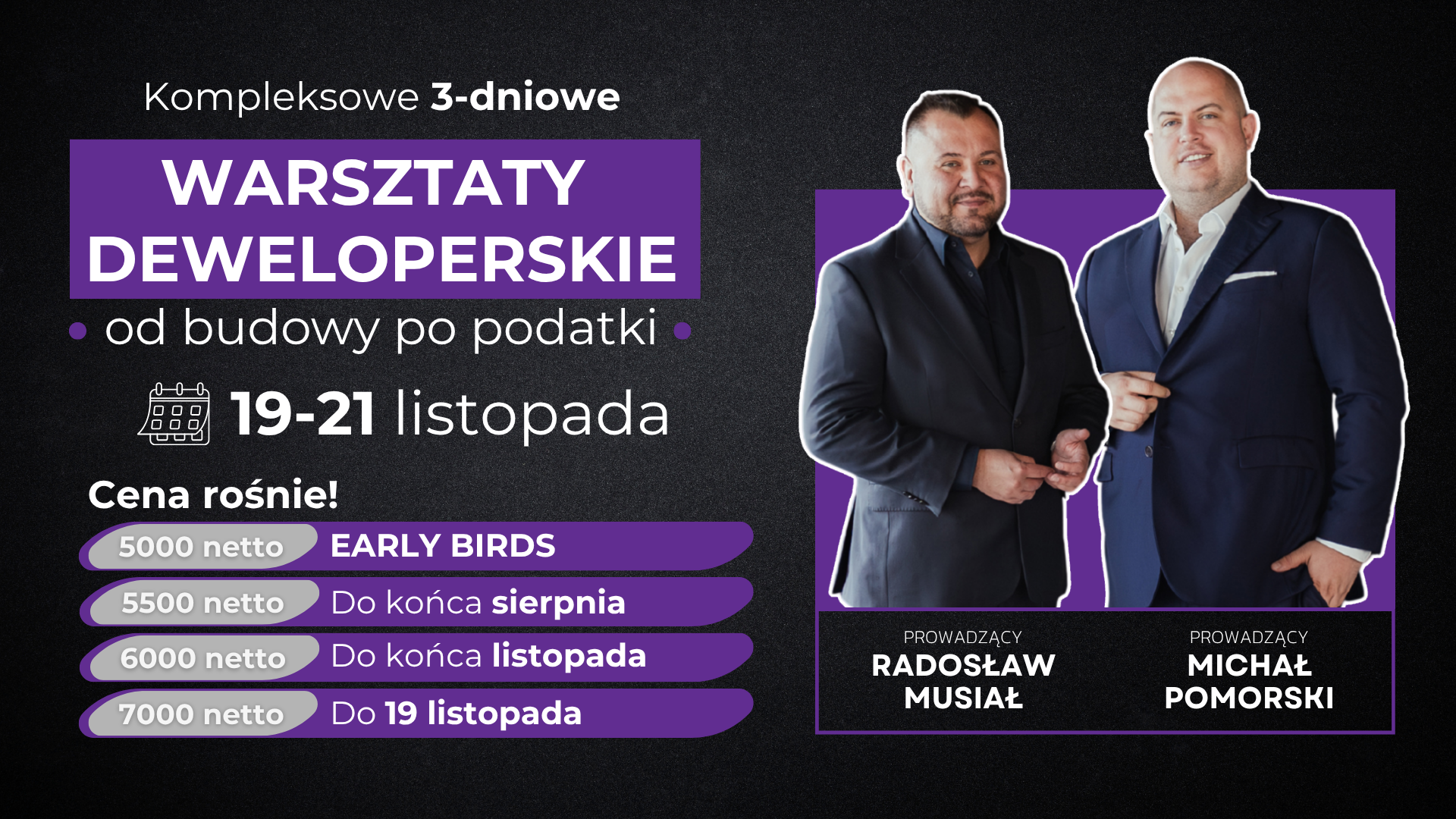 3-dniowe Warsztaty Deweloperskie